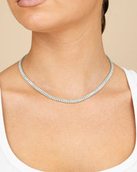 Nicoleta Tennis Necklace - Sterling Forever