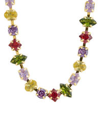 Kaleidoscope Tennis Necklace - Sterling Forever