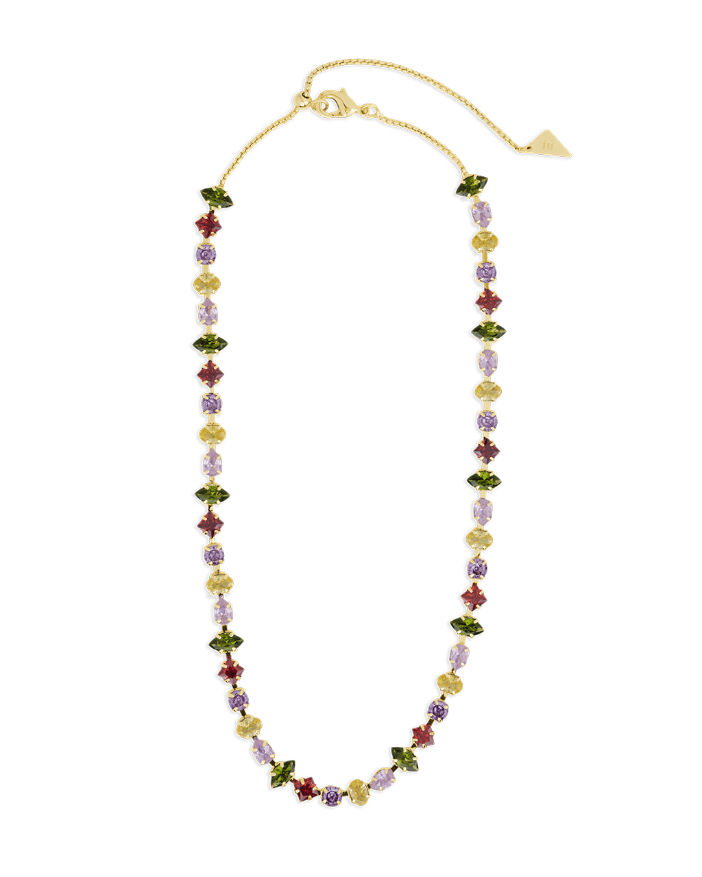 Kaleidoscope Tennis Necklace - Sterling Forever