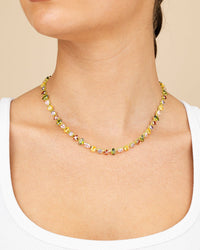 Kaleidoscope Tennis Necklace - Sterling Forever