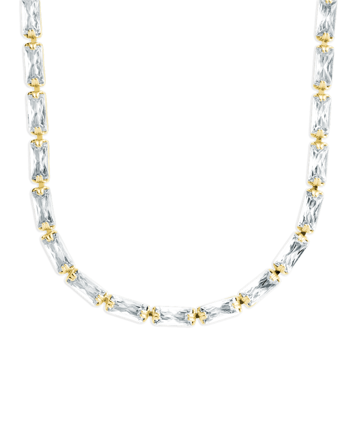 Madeline Baguette Tennis Necklace