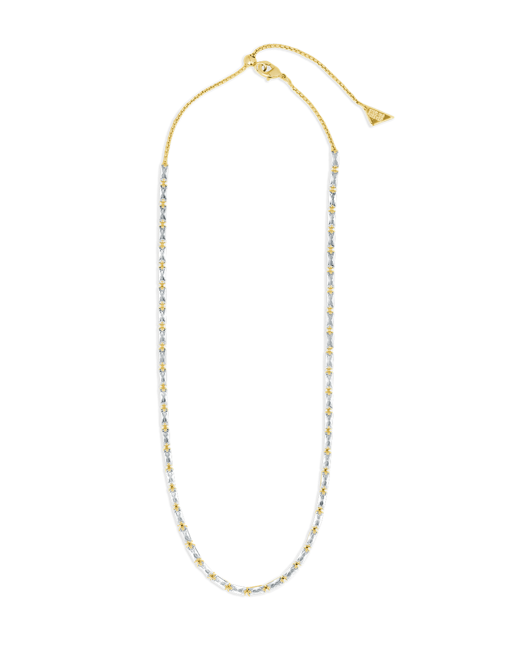 Madeline Baguette Tennis Necklace - Sterling Forever
