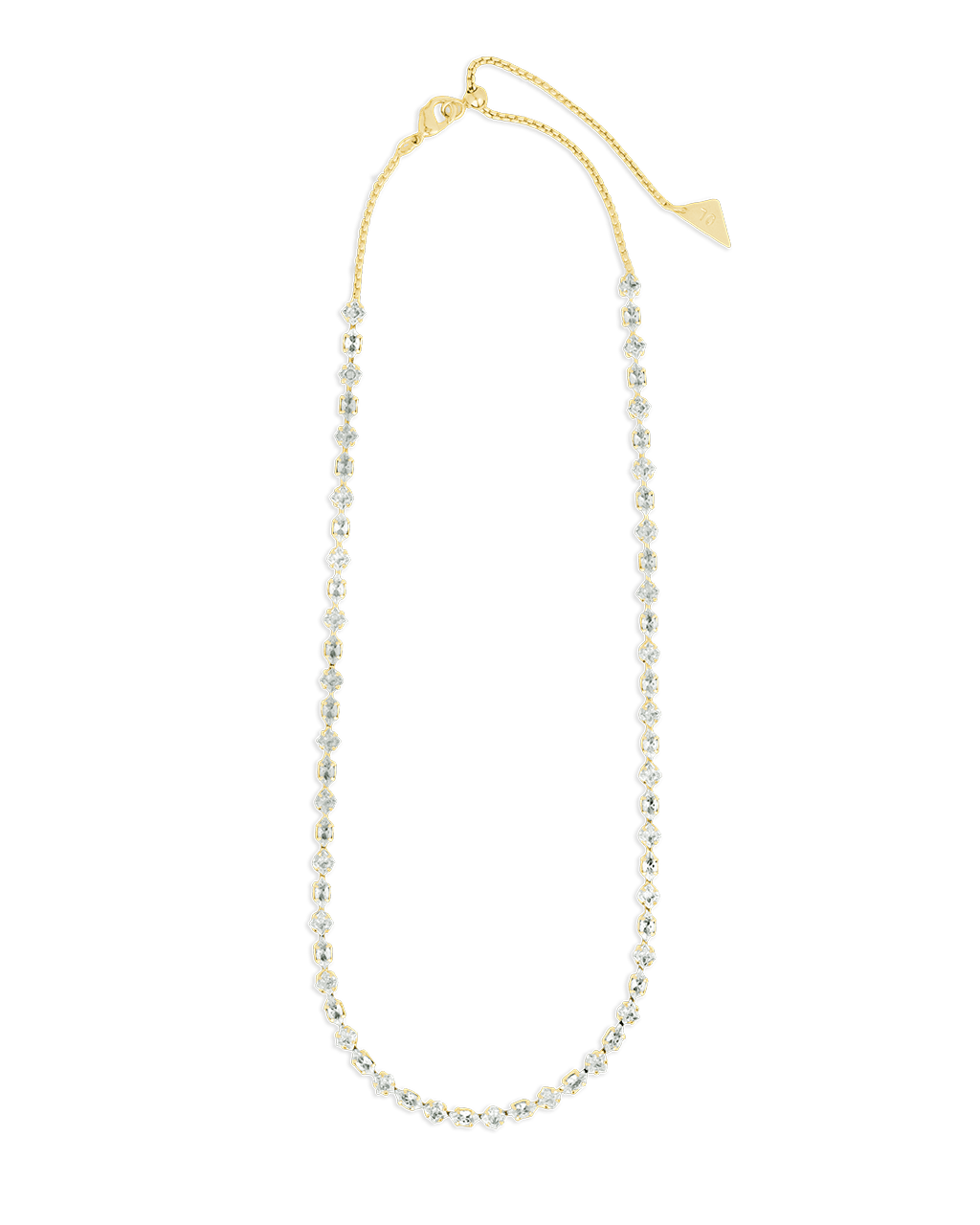 Kite Cut Tennis Necklace - Sterling Forever