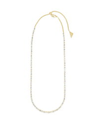 Elongated Hexagon Cut Tennis Necklace - Sterling Forever