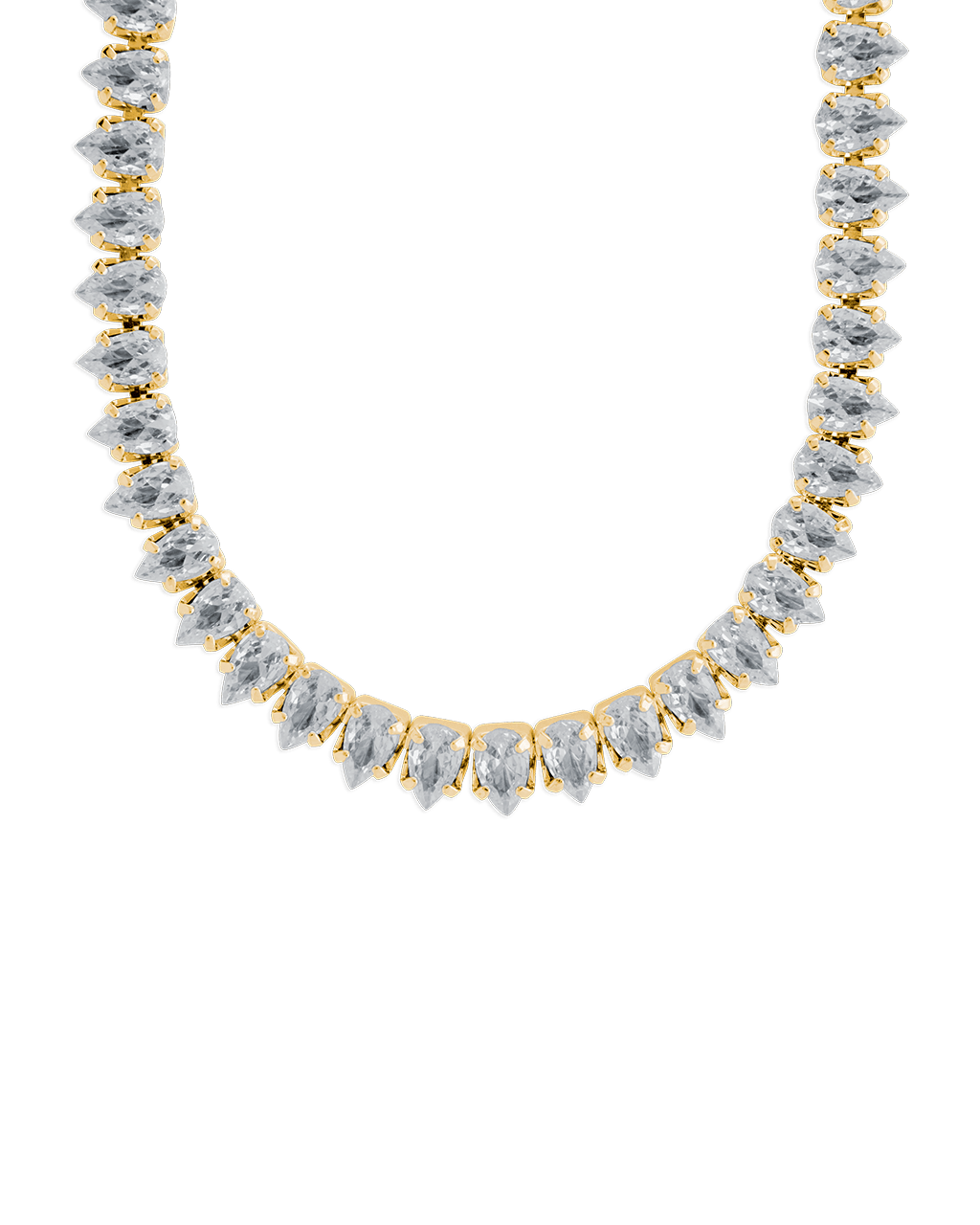 Trishna Noor Drop Tennis Necklace - Sterling Forever