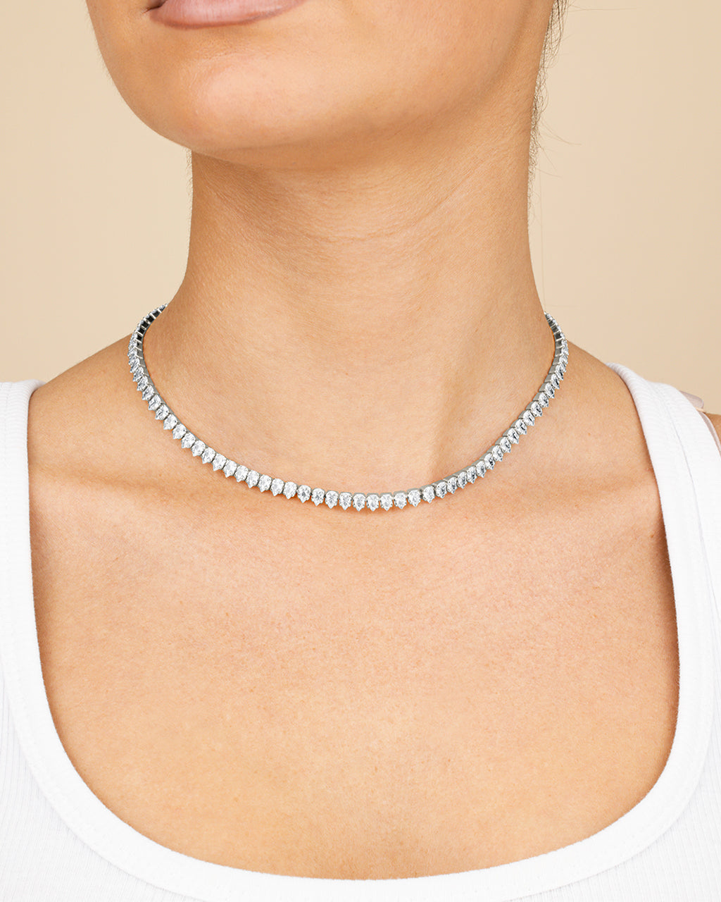 Trishna Noor Drop Tennis Necklace