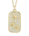 Pave CZ North Star Pendant - Sterling Forever
