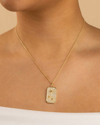 Pave CZ North Star Pendant - Sterling Forever
