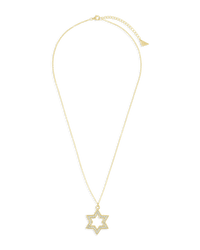Pave CZ Star of David Pendant - Sterling Forever