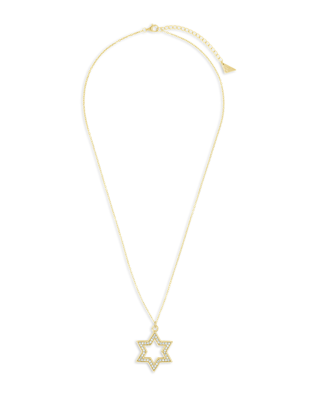 Pave CZ Star of David Pendant - Sterling Forever