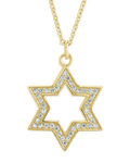 Pave CZ Star of David Pendant - Sterling Forever