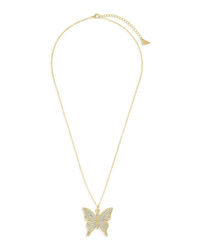 Pave CZ Butterfly Pendant - Sterling Forever
