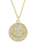 Pave CZ Positivity Pendant - Sterling Forever