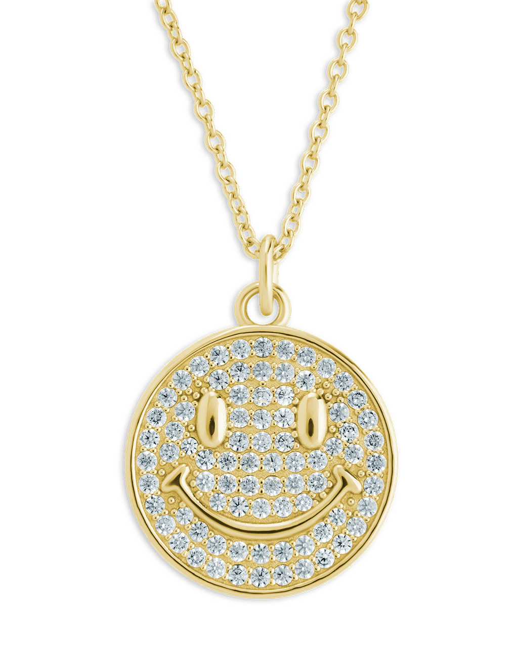 Pave CZ Positivity Pendant - Sterling Forever