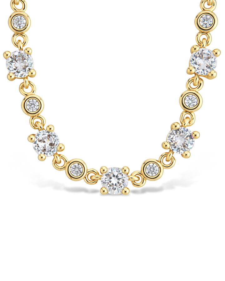 Laurie Crystal Tennis Necklace