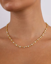 Laurie Crystal Tennis Necklace