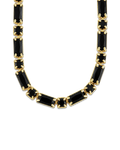 Georgia Black CZ Tennis Necklace