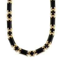 Georgia Black CZ Tennis Necklace