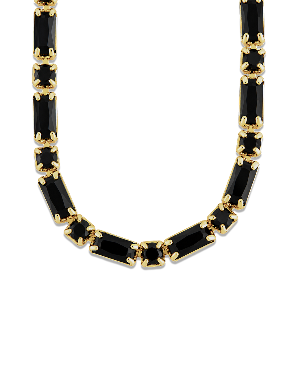 Georgia Black CZ Tennis Necklace