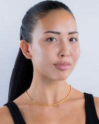 Georgia Canary CZ Tennis Necklace