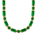 Georgia Emerald CZ Tennis Necklace