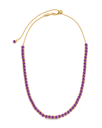 Jadon Amethyst CZ Tennis Necklace