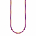 Marisol Amethyst CZ Tennis Necklace