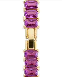 Marisol Amethyst CZ Tennis Necklace