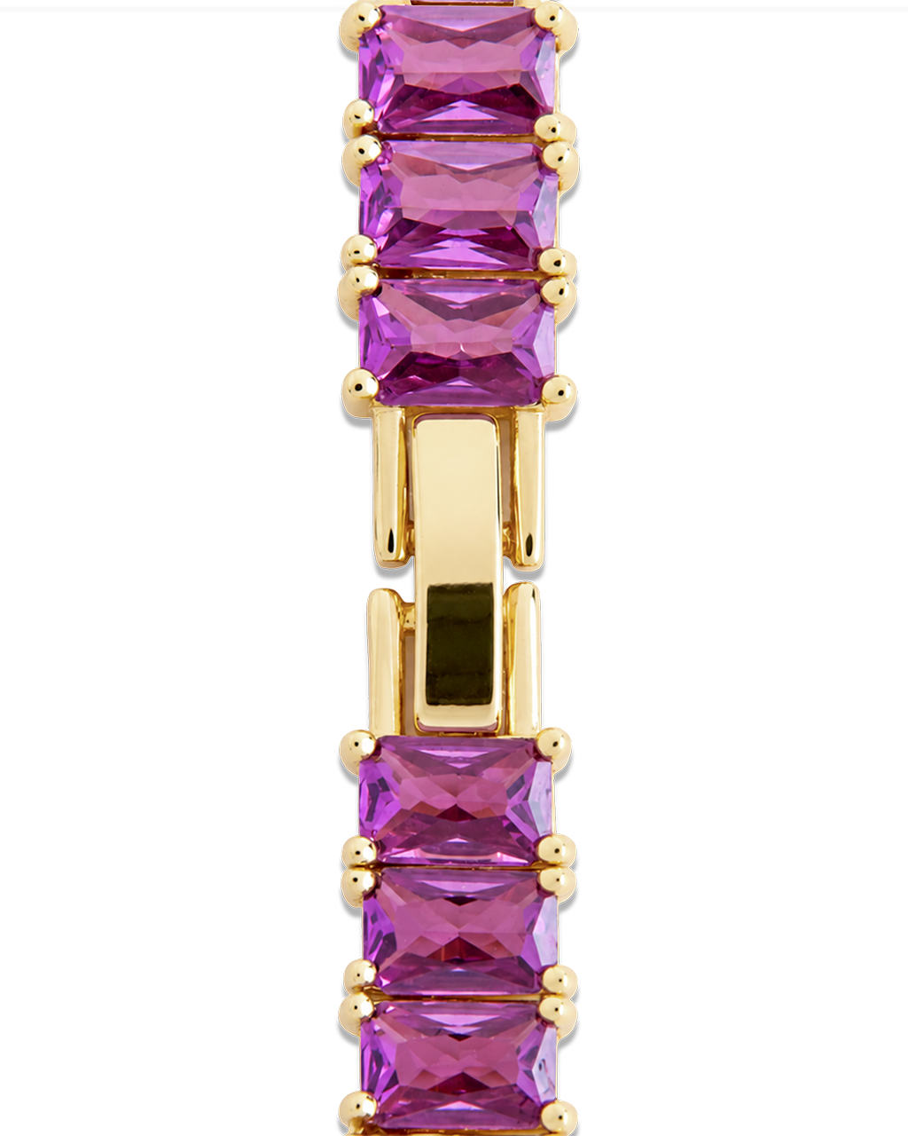 Marisol Amethyst CZ Tennis Necklace