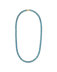 Marisol Aquamarine CZ Tennis Necklace