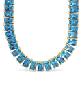 Marisol Aquamarine CZ Tennis Necklace