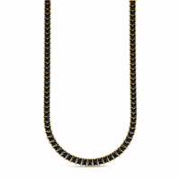 Marisol Black CZ Tennis Necklace