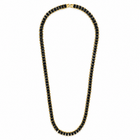 Marisol Black CZ Tennis Necklace