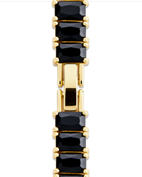 Marisol Black CZ Tennis Necklace