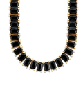 Marisol Black CZ Tennis Necklace