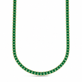 Marisol Emerald CZ Tennis Necklace