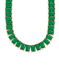 Marisol Emerald CZ Tennis Necklace