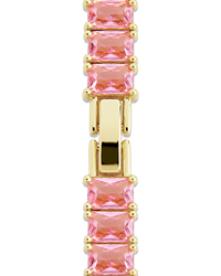Marisol Light Pink CZ Tennis Necklace