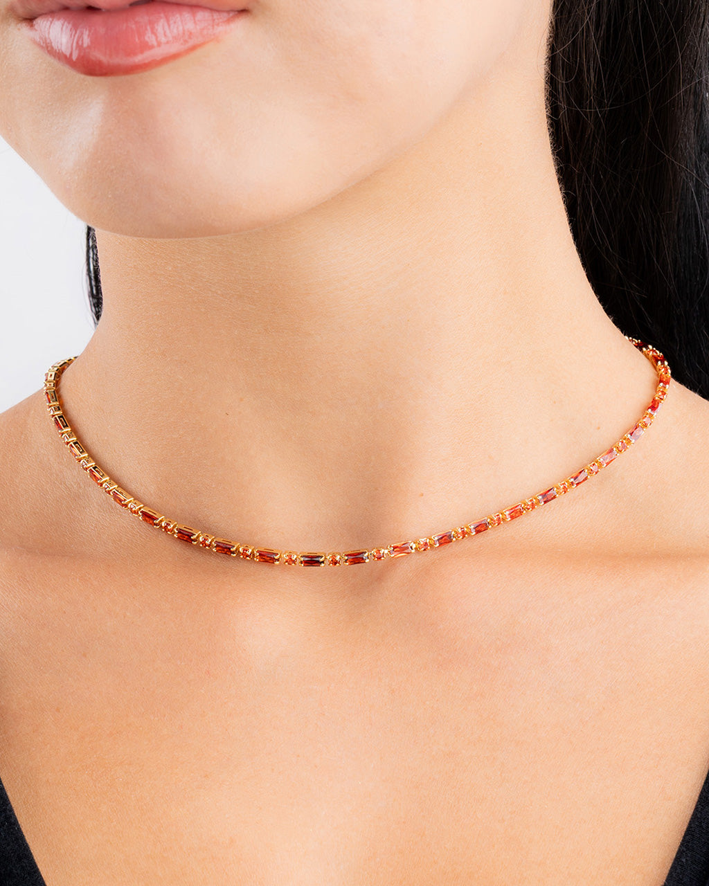 Georgia Garnet CZ Tennis Bundle