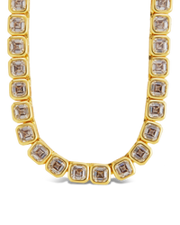Helene Asscher Cut Tennis Necklace