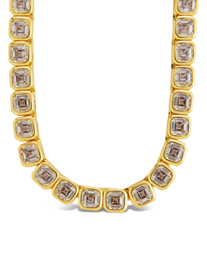 Helene Asscher Cut Tennis Necklace