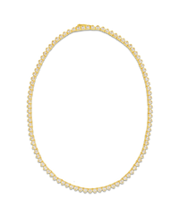 Helene Heart Cut Tennis Necklace