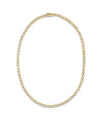 Helene Oval Cut Tennis Necklace