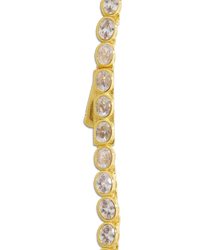 Helene Oval Cut Tennis Necklace