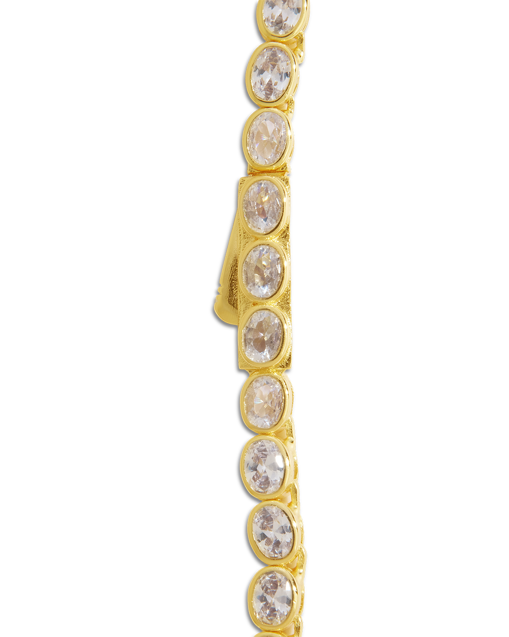 Helene Oval Cut Tennis Necklace