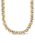 Helene Oval Cut Tennis Necklace