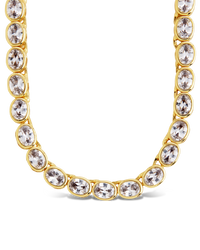 Helene Oval Cut Tennis Necklace