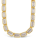 Helene Emerald Cut Tennis Necklace