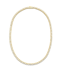Helene Cushion Cut Tennis Necklace
