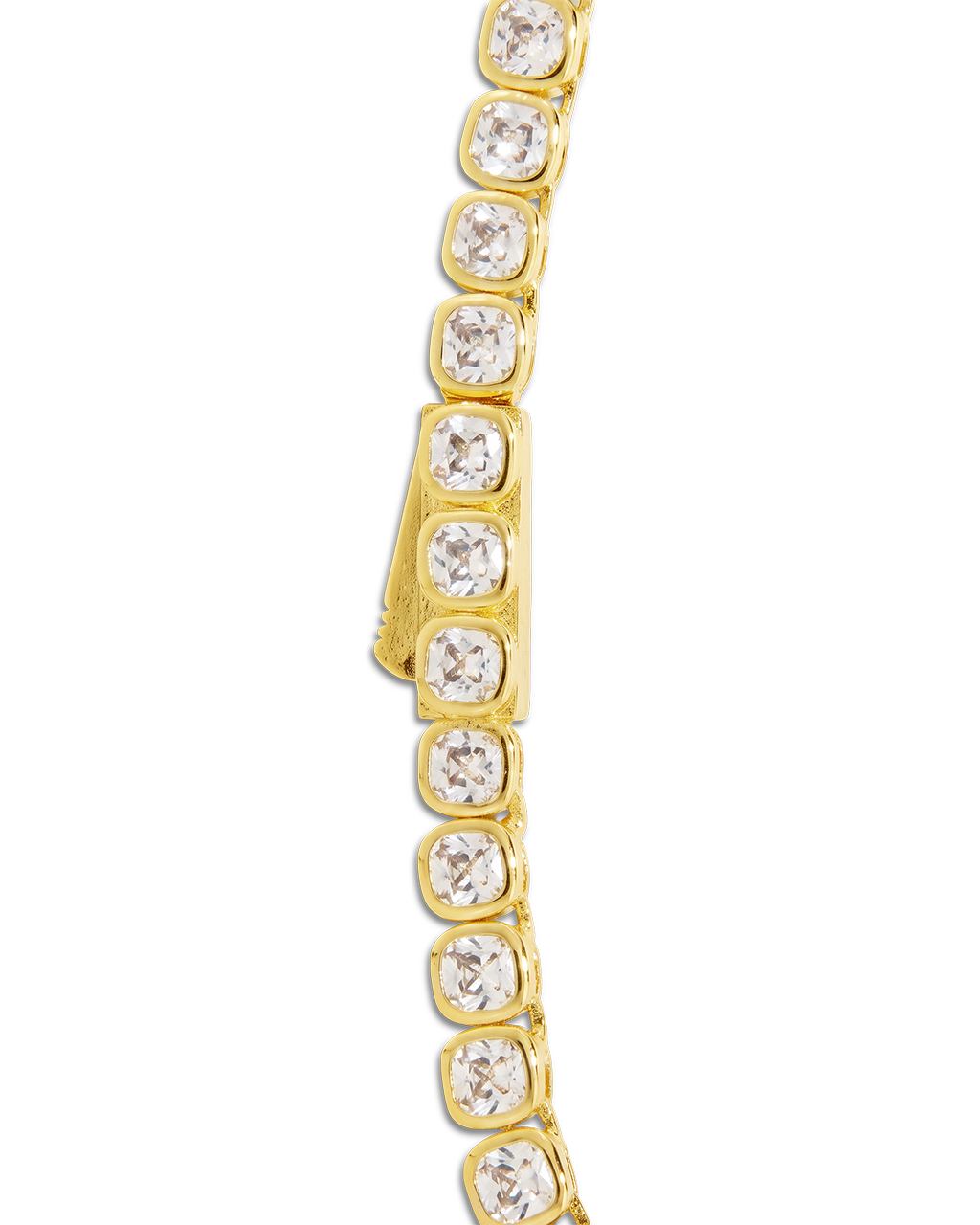 Helene Cushion Cut Tennis Necklace